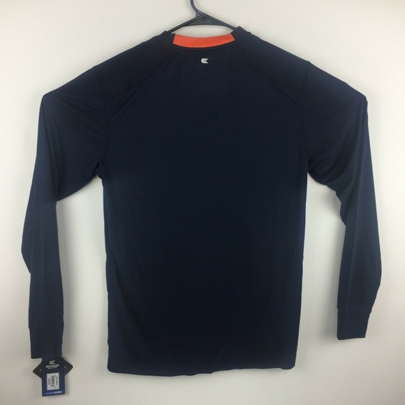 Auburn Tigers Long Sleeve Navy T-Shirt Polyester - Picture 4 of 8